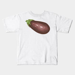 Eggplant Kids T-Shirt